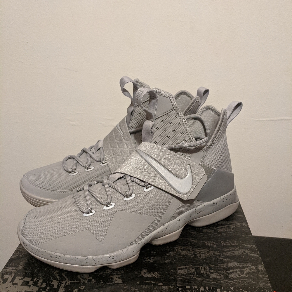 LeBron 14 Silver